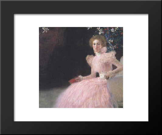 Sonja Knips 20x24 Black Modern Wood Framed Art Print Poster by Klimt, Gustav