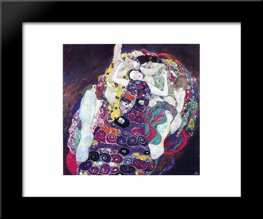 The Virgin 20x24 Black Modern Wood Framed Art Print Poster by Klimt, Gustav