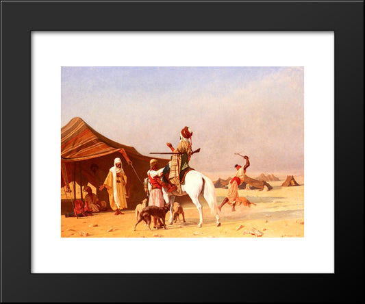 It'S The Emir 20x24 Black Modern Wood Framed Art Print Poster by Boulanger, Gustave