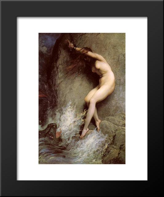 Andromeda 20x24 Black Modern Wood Framed Art Print Poster by Dore, Gustave