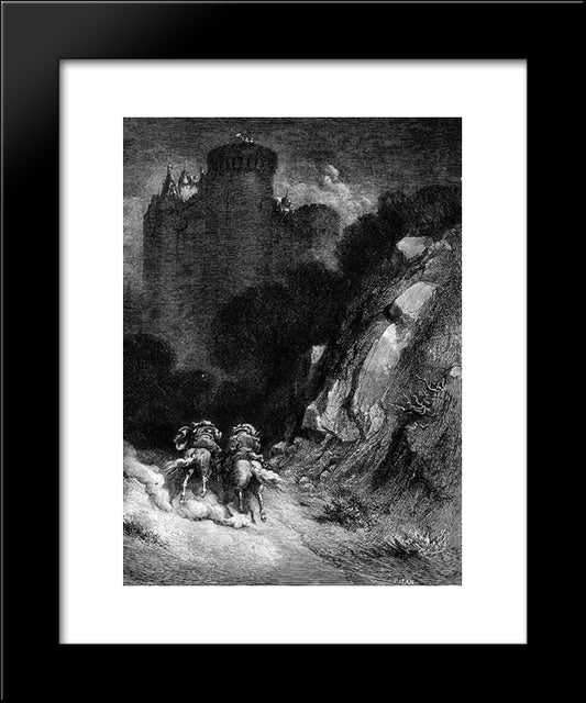 Heaven Be Praised, They Are My Brothers! 20x24 Black Modern Wood Framed Art Print Poster by Dore, Gustave