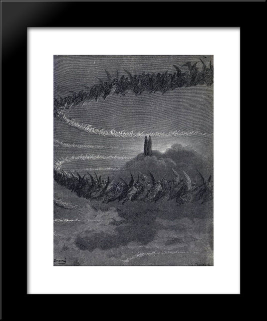 Paradiso 20x24 Black Modern Wood Framed Art Print Poster by Dore, Gustave