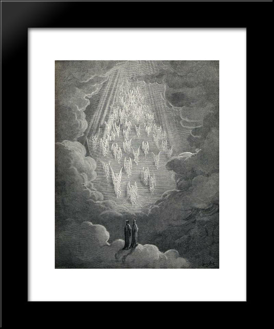 Paradiso Canto 1 20x24 Black Modern Wood Framed Art Print Poster by Dore, Gustave