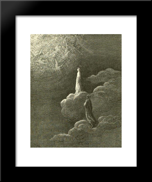 Paradiso Canto 14 20x24 Black Modern Wood Framed Art Print Poster by Dore, Gustave