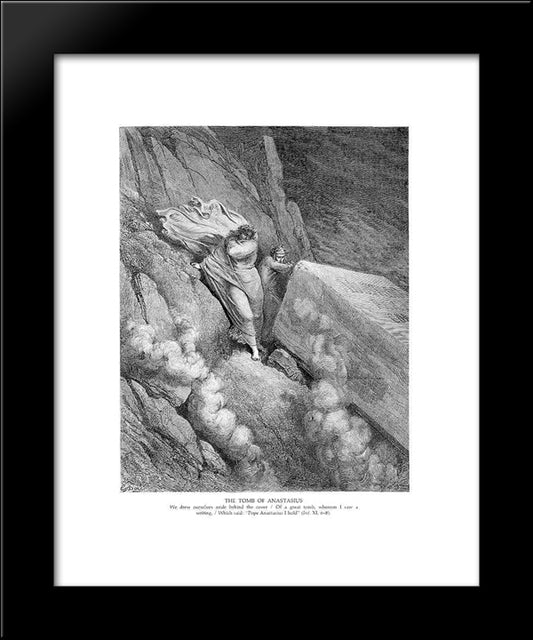 The Tomb Of Anastasius 20x24 Black Modern Wood Framed Art Print Poster by Dore, Gustave