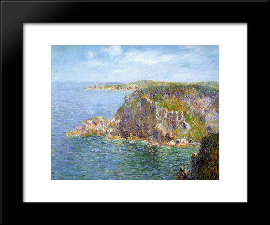 Cap Frehel 20x24 Black Modern Wood Framed Art Print Poster by Loiseau, Gustave