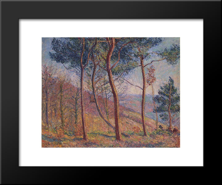 In The Mountains 20x24 Black Modern Wood Framed Art Print Poster by Loiseau, Gustave