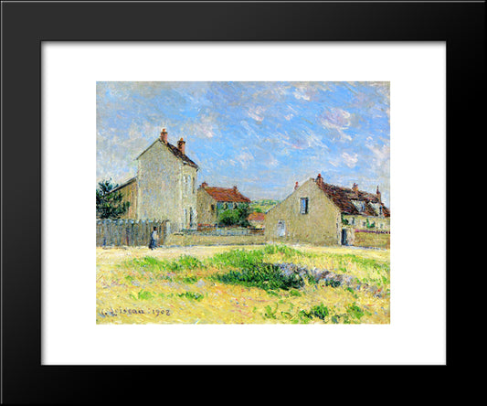 Landscape, Near Auxerre 20x24 Black Modern Wood Framed Art Print Poster by Loiseau, Gustave