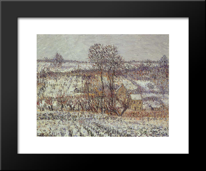 Near Pontoise 20x24 Black Modern Wood Framed Art Print Poster by Loiseau, Gustave