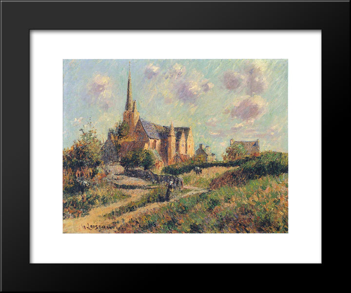 Notre Dame De La Clarte 20x24 Black Modern Wood Framed Art Print Poster by Loiseau, Gustave