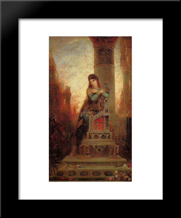 Desdemona 20x24 Black Modern Wood Framed Art Print Poster by Moreau, Gustave