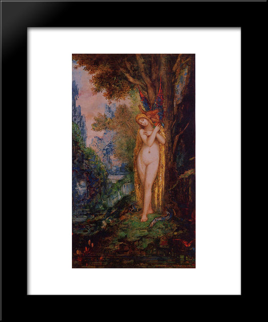 Eve 20x24 Black Modern Wood Framed Art Print Poster by Moreau, Gustave