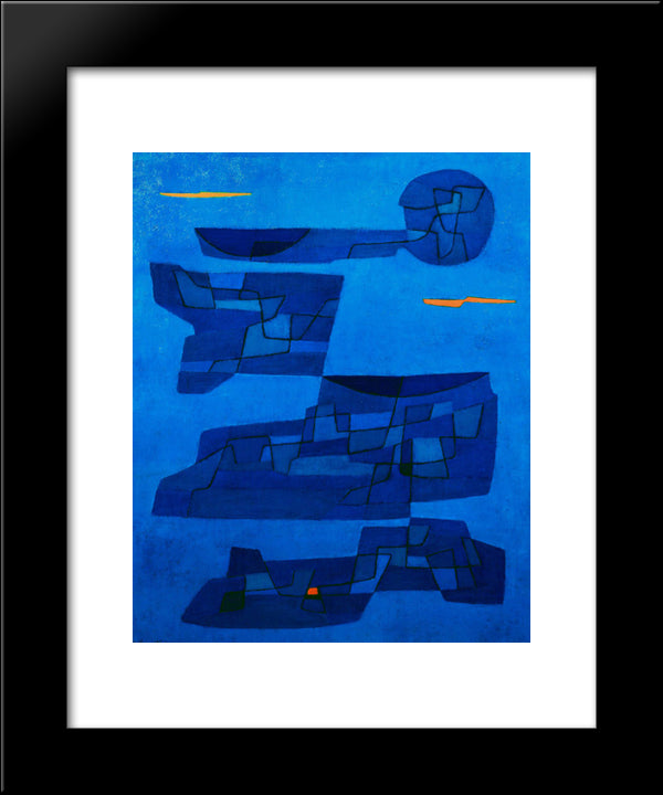 Provence I 20x24 Black Modern Wood Framed Art Print Poster by Singier, Gustave