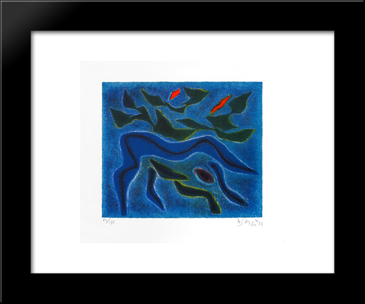 Unknown Title Iv 20x24 Black Modern Wood Framed Art Print Poster by Singier, Gustave