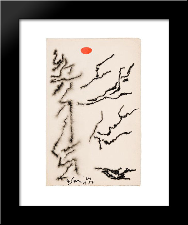 Untitled 20x24 Black Modern Wood Framed Art Print Poster by Singier, Gustave