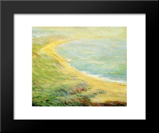 Bluff At Pourville 20x24 Black Modern Wood Framed Art Print Poster by Rose, Guy