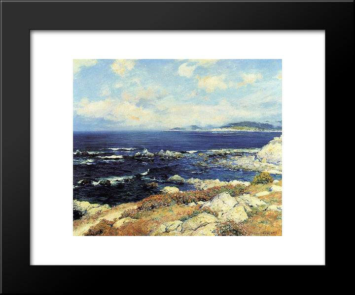 Carmel Coast 20x24 Black Modern Wood Framed Art Print Poster by Rose, Guy