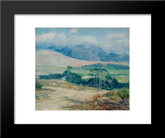 Carmel Hills 20x24 Black Modern Wood Framed Art Print Poster by Rose, Guy