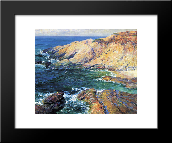 Incoming Tide 20x24 Black Modern Wood Framed Art Print Poster by Rose, Guy