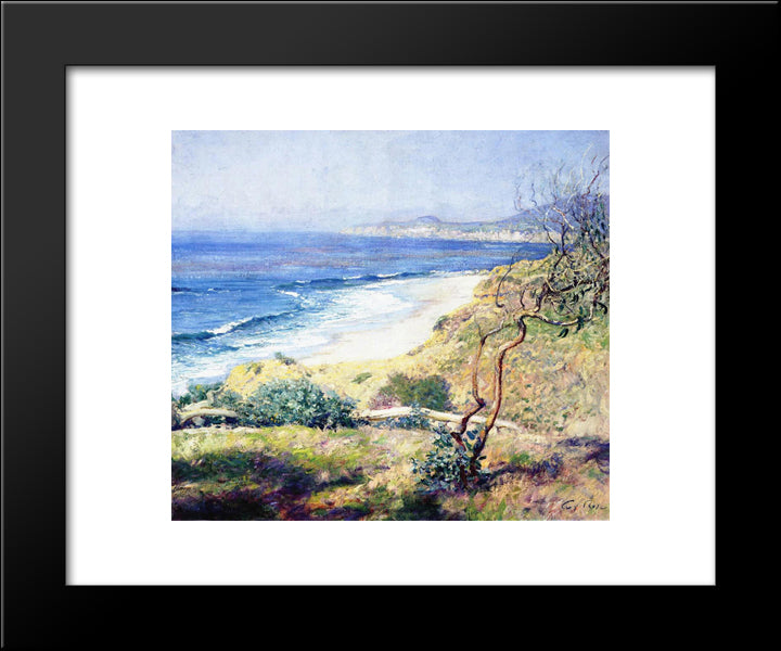 Laguna Shores 20x24 Black Modern Wood Framed Art Print Poster by Rose, Guy