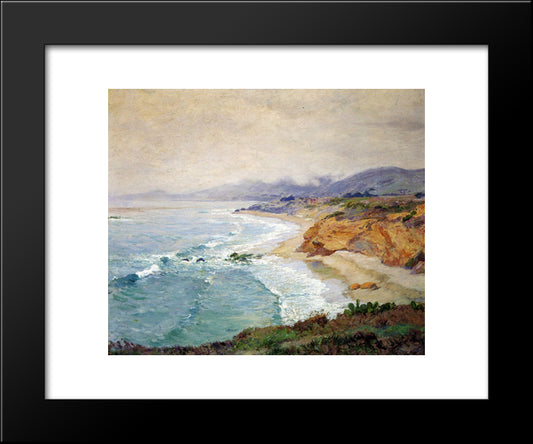 Lifting Fog, Laguna 20x24 Black Modern Wood Framed Art Print Poster by Rose, Guy