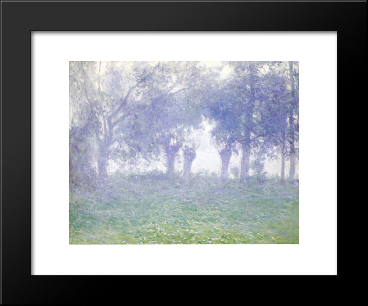 Morning Mist 20x24 Black Modern Wood Framed Art Print Poster by Rose, Guy