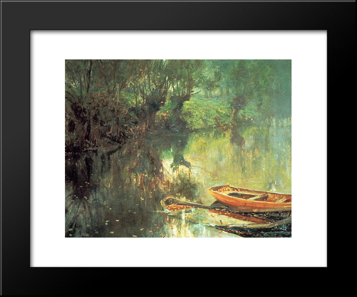 November 20x24 Black Modern Wood Framed Art Print Poster by Rose, Guy
