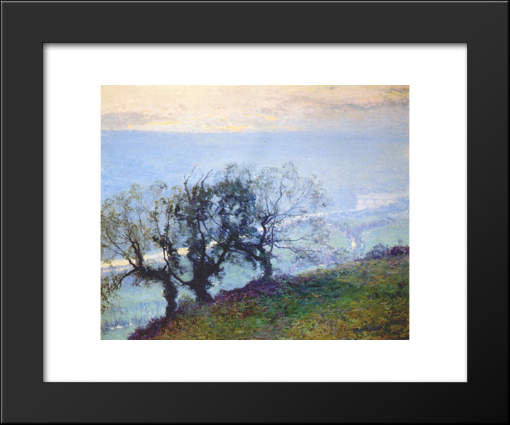 November Twilight 20x24 Black Modern Wood Framed Art Print Poster by Rose, Guy