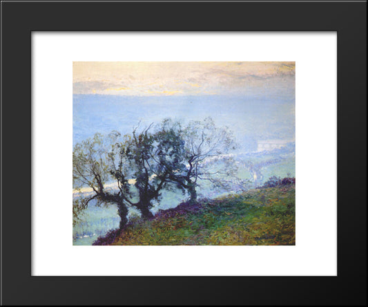 November Twilight 20x24 Black Modern Wood Framed Art Print Poster by Rose, Guy