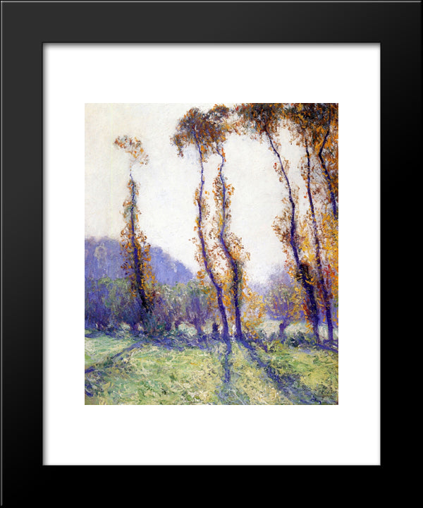 October Morning 20x24 Black Modern Wood Framed Art Print Poster by Rose, Guy