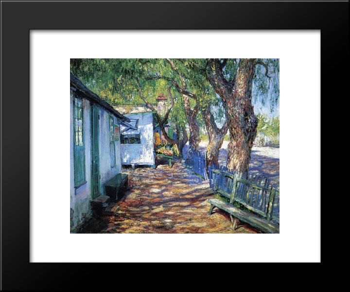 San Gabriel Road 20x24 Black Modern Wood Framed Art Print Poster by Rose, Guy