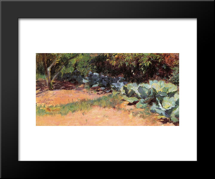 The Cabbage Patch 20x24 Black Modern Wood Framed Art Print Poster by Rose, Guy