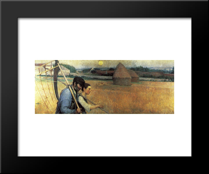 The End Of The Day 20x24 Black Modern Wood Framed Art Print Poster by Rose, Guy
