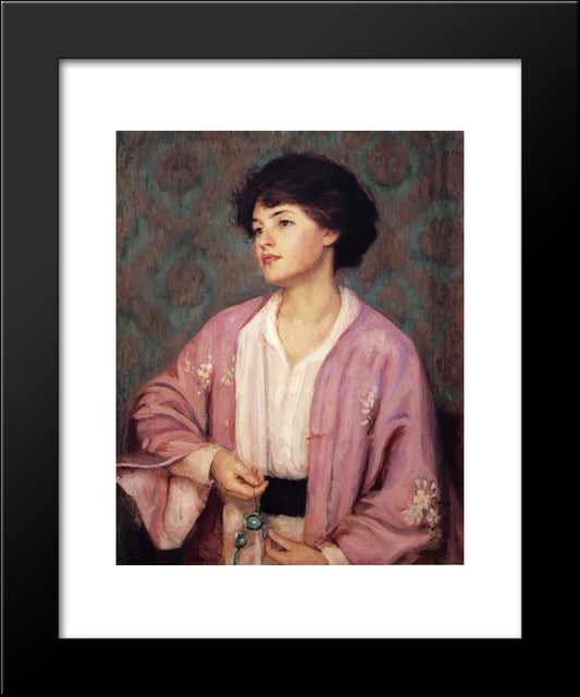 The Lavalier 20x24 Black Modern Wood Framed Art Print Poster by Rose, Guy
