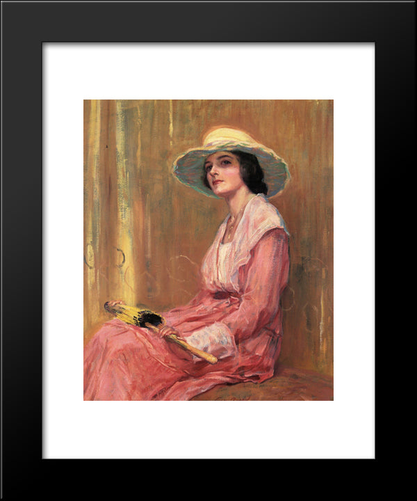 The Model 20x24 Black Modern Wood Framed Art Print Poster by Rose, Guy