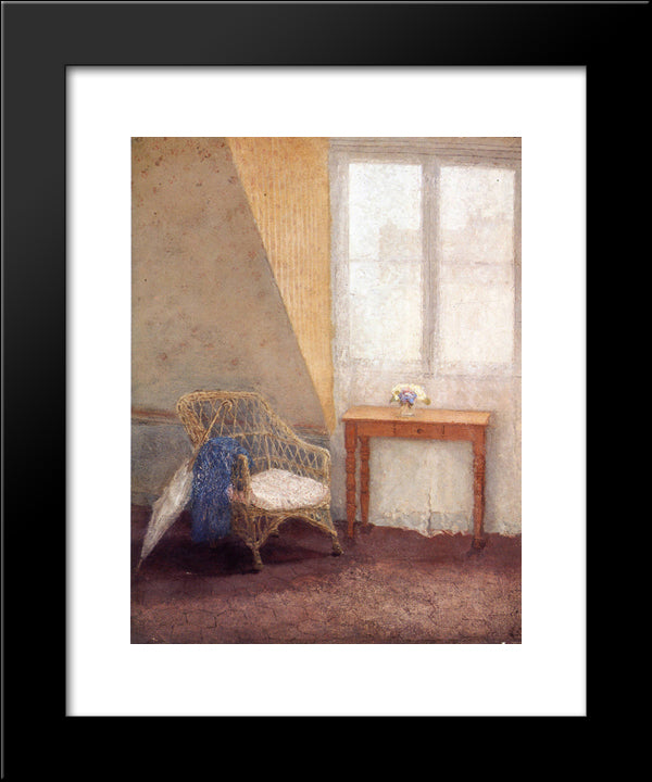 A Corner Of The Artist'S Room, Paris 20x24 Black Modern Wood Framed Art Print Poster by John, Gwen