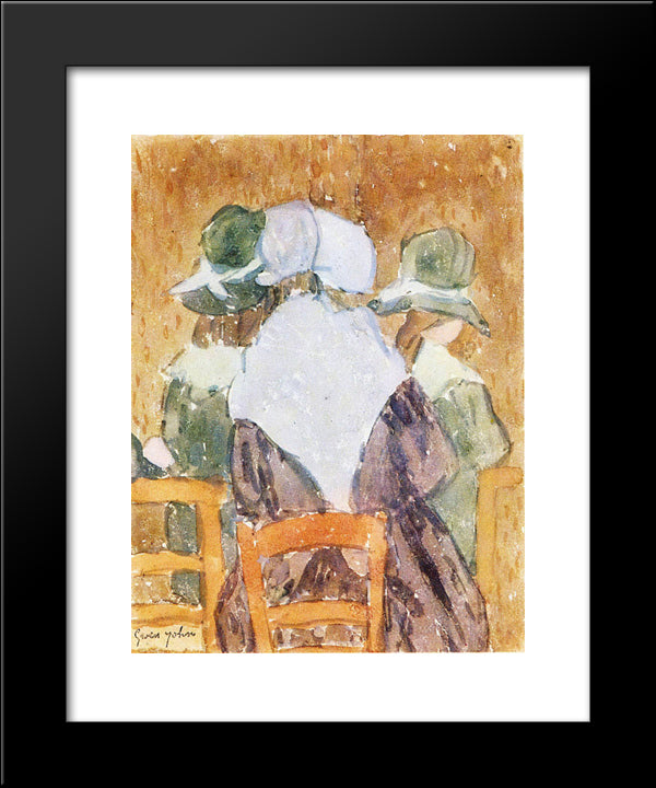 Mere Poussepin And The Catholic Church 20x24 Black Modern Wood Framed Art Print Poster by John, Gwen