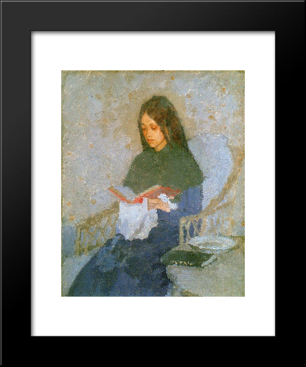 The Precious Book 20x24 Black Modern Wood Framed Art Print Poster by John, Gwen