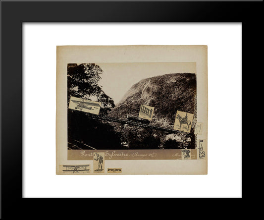 Castle Weibertreu 20x24 Black Modern Wood Framed Art Print Poster by Baldung, Hans
