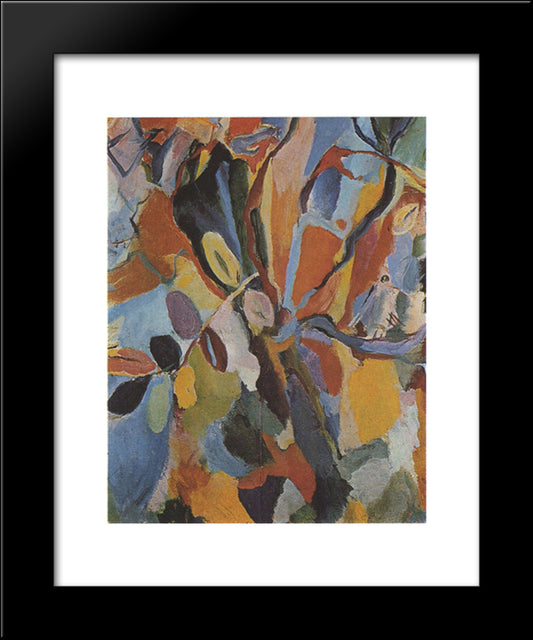 Autumn 20x24 Black Modern Wood Framed Art Print Poster by Richter, Hans