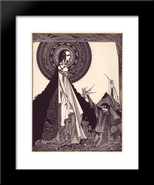 Tales Of Mystery And Imagination By Edgar Allan Poe 20x24 Black Modern Wood Framed Art Print Poster by Harry Clarke