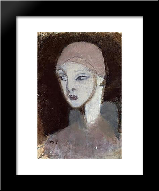 Girl From The Islands 20x24 Black Modern Wood Framed Art Print Poster by Schjerfbeck, Helene