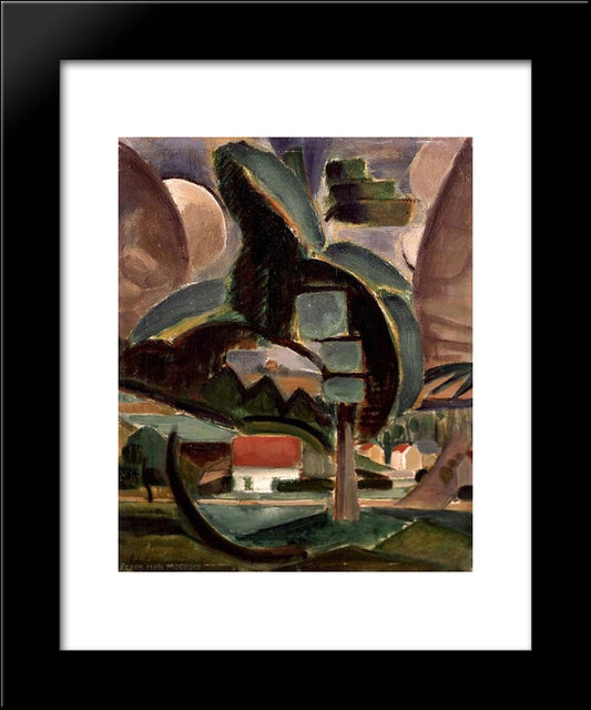 The Tree 20x24 Black Modern Wood Framed Art Print Poster by Le Fauconnier, Henri