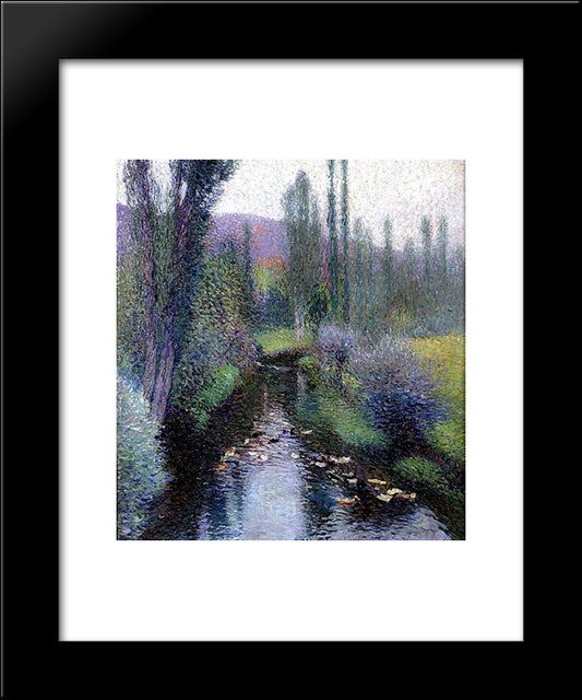 Ducks On The Vert 20x24 Black Modern Wood Framed Art Print Poster by Martin, Henri