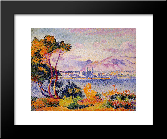 Antibes, Afternoon 20x24 Black Modern Wood Framed Art Print Poster by Cross, Henri Edmond