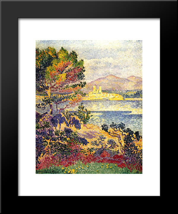 Antibes, Morning 20x24 Black Modern Wood Framed Art Print Poster by Cross, Henri Edmond