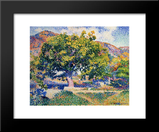 Around My House 20x24 Black Modern Wood Framed Art Print Poster by Cross, Henri Edmond