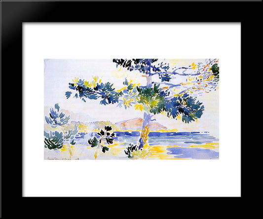 Saint-Clair Landscape 20x24 Black Modern Wood Framed Art Print Poster by Cross, Henri Edmond