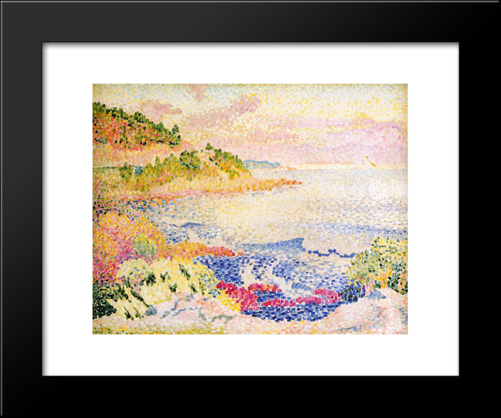 The Maures 20x24 Black Modern Wood Framed Art Print Poster by Cross, Henri Edmond