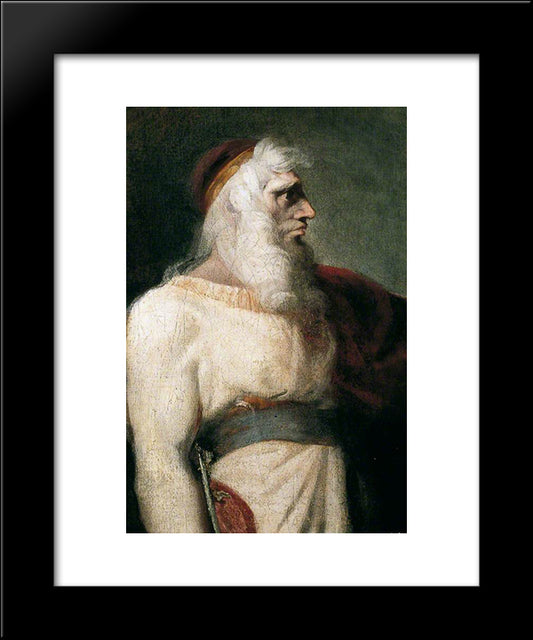 Prospero 20x24 Black Modern Wood Framed Art Print Poster by Fuseli, Henry